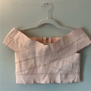 Pink crop top
